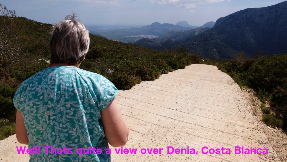 Well! That's quite a view over Denia, Costa Blanca